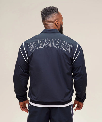 Retro Crinkle Track Jacket