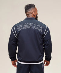 Retro Crinkle Track Jacket
