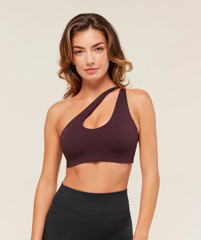 One Shoulder Sports Bra