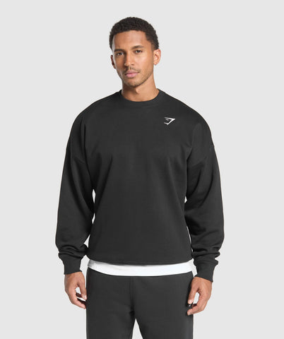 Oversized Crest Crew
