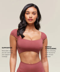 Soft Sculpt Cap Sleeve Bralette