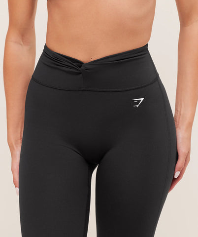 Twist Front Straight Leg Legging