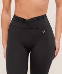 Twist Front Straight Leg Legging